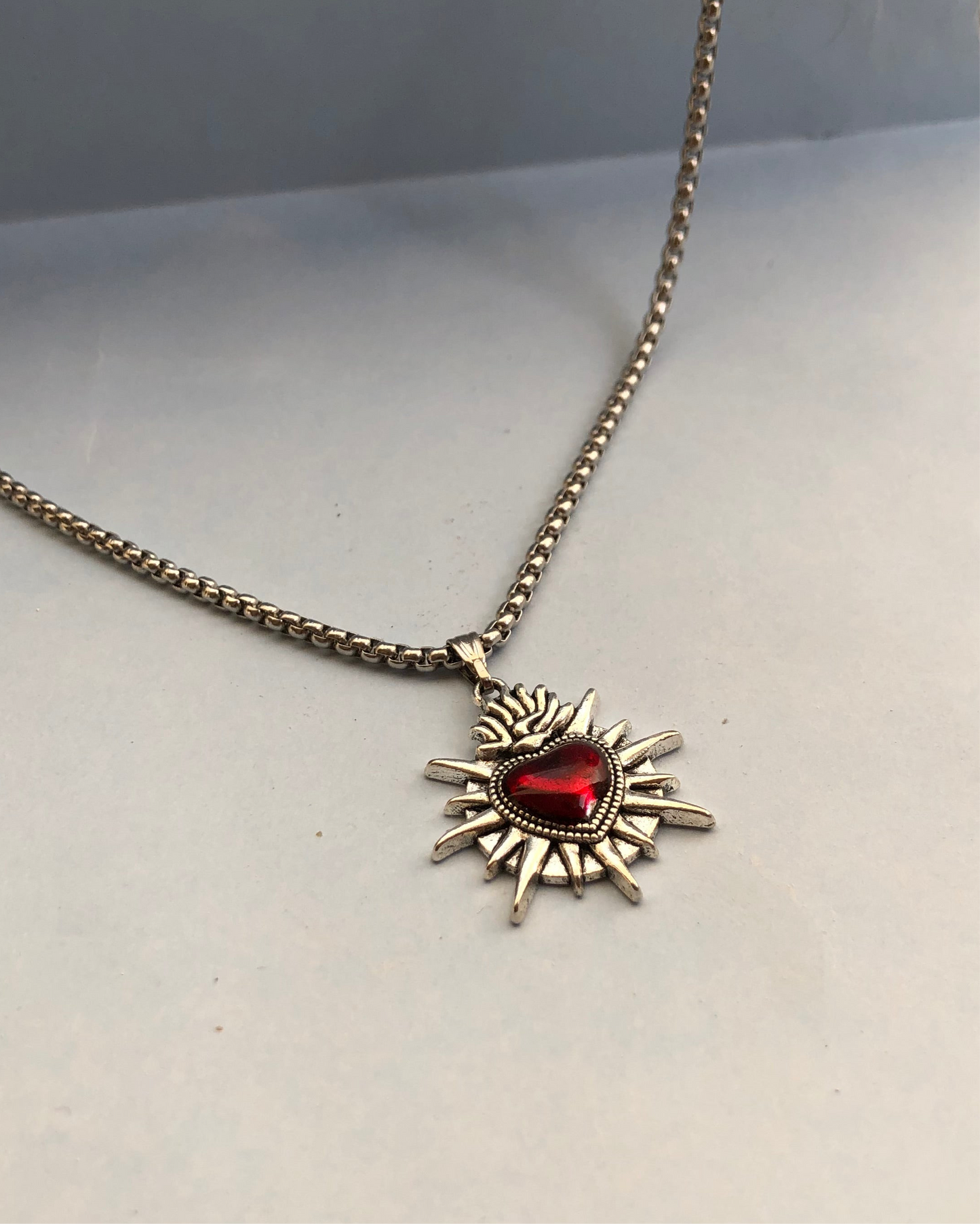 The Crimson Heart Relic Necklace