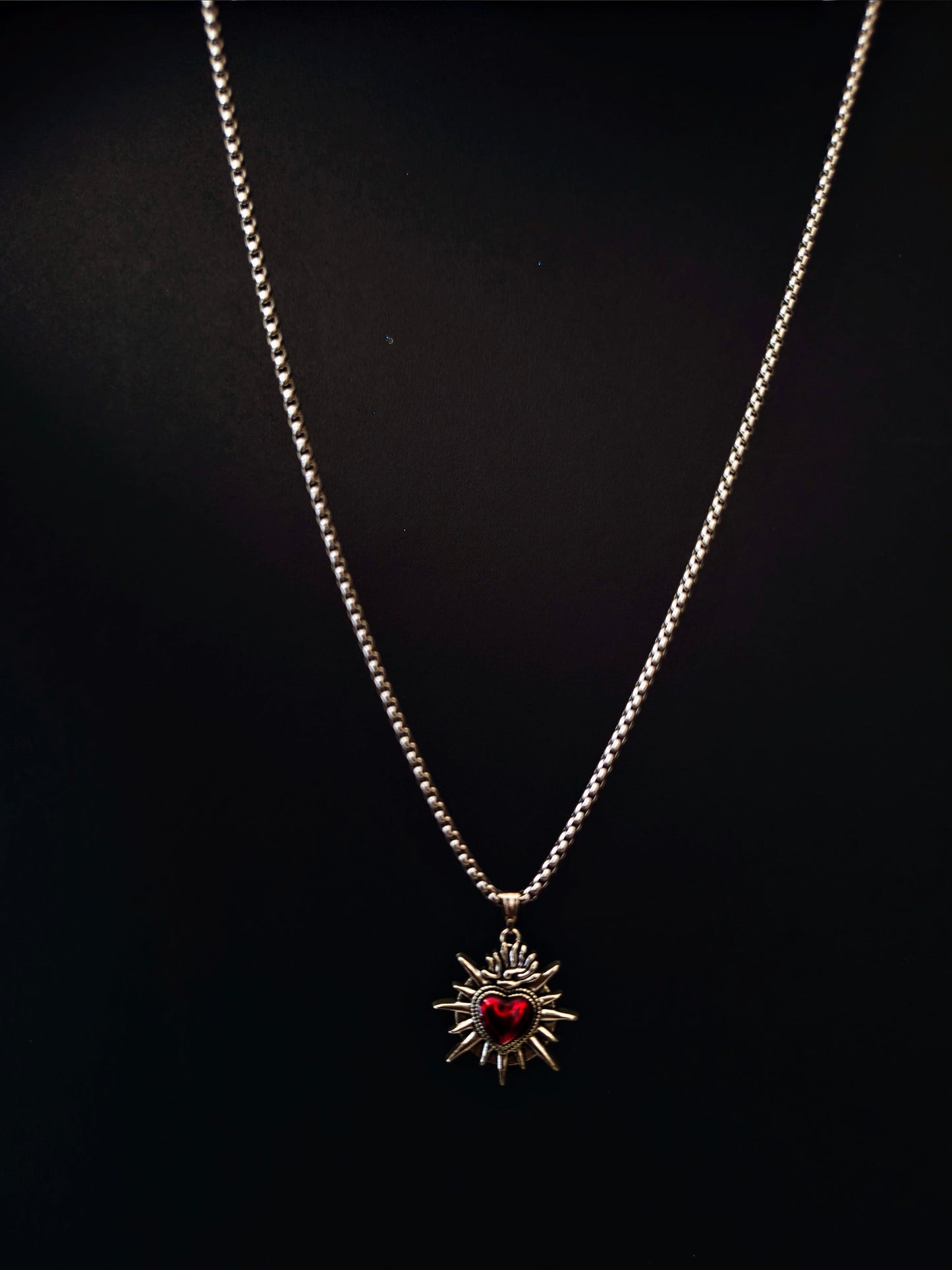 The Crimson Heart Relic Necklace