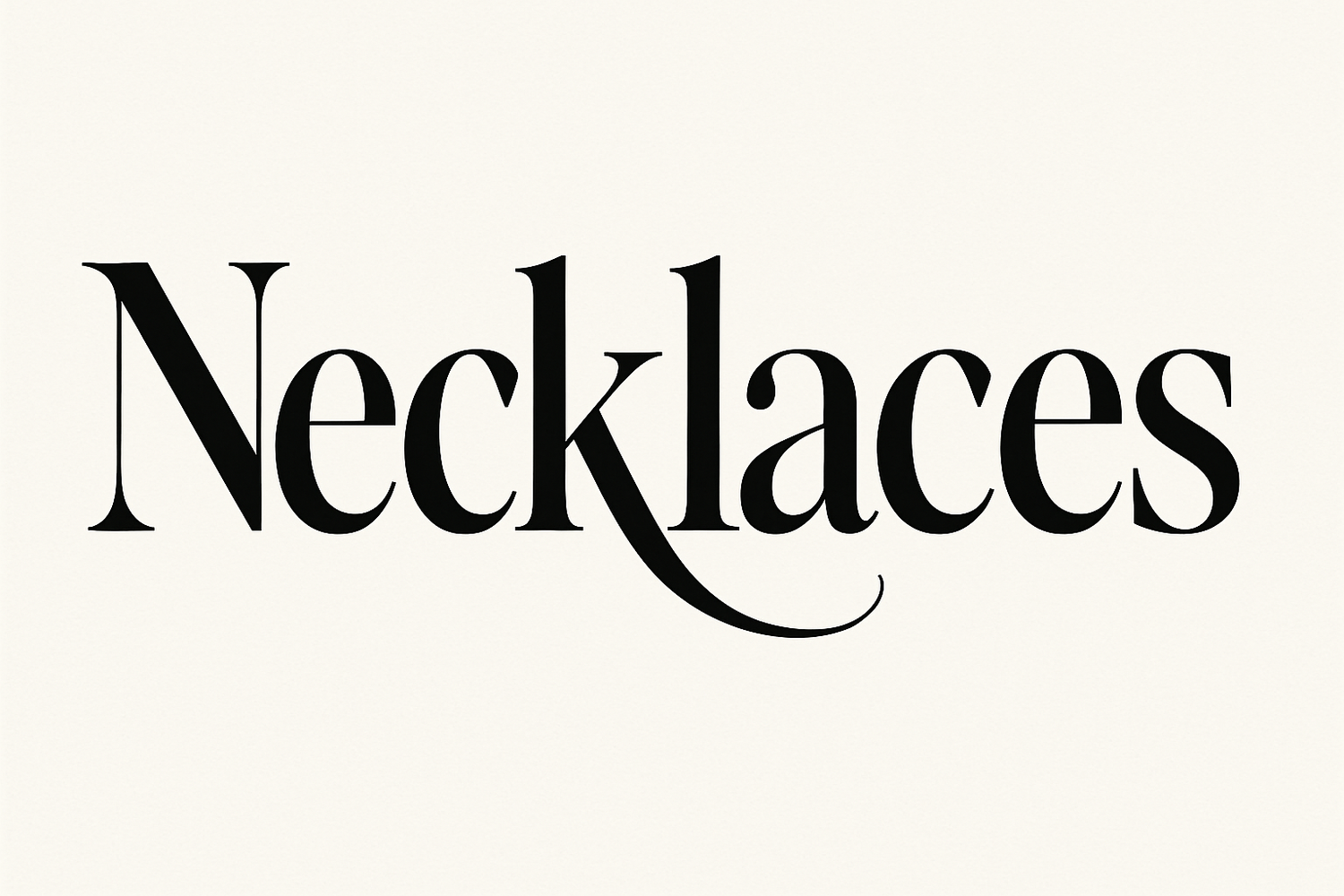 Necklaces