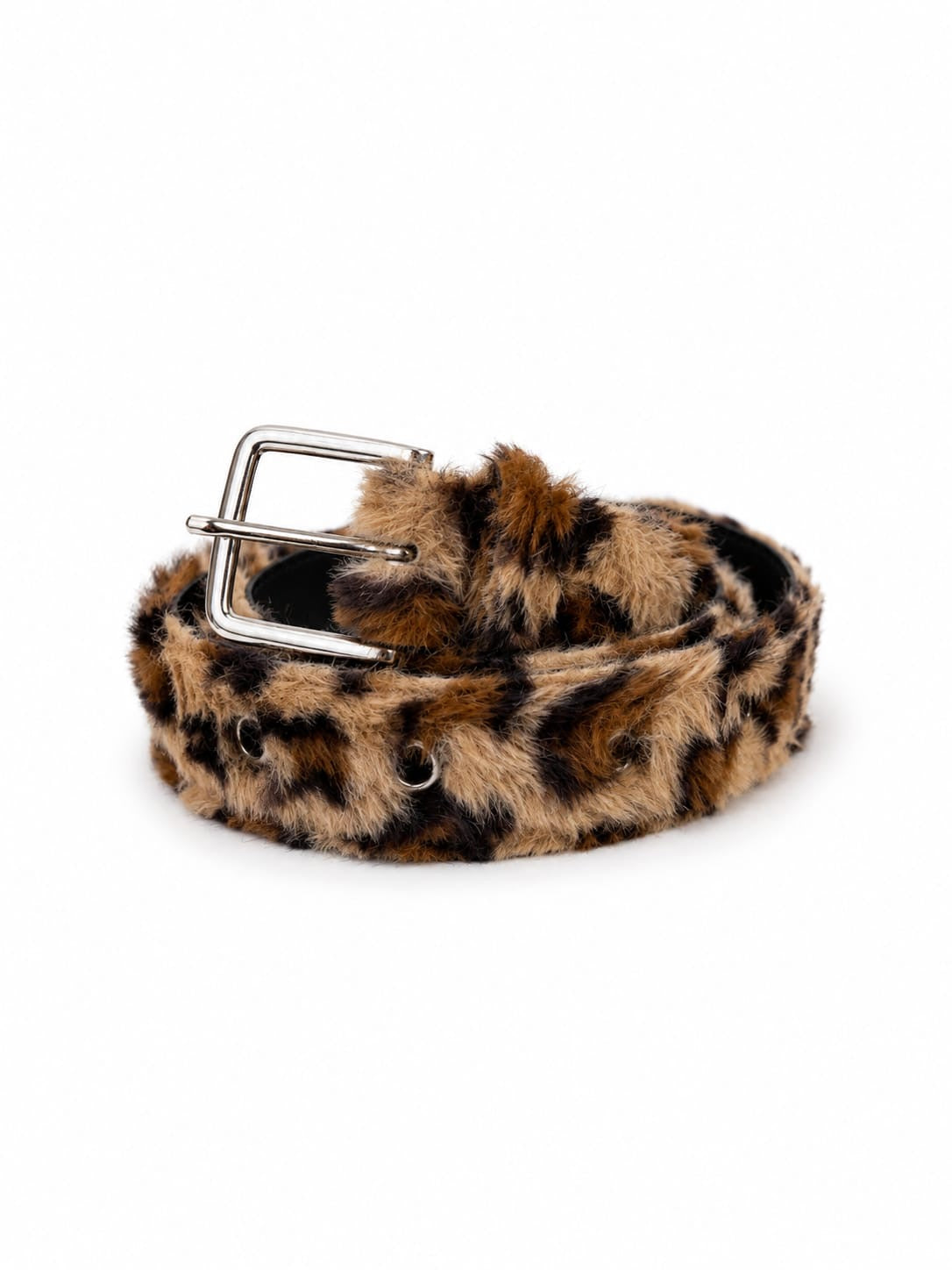 Leopard Fur Belt