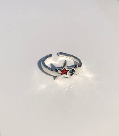 Twin Star Ring