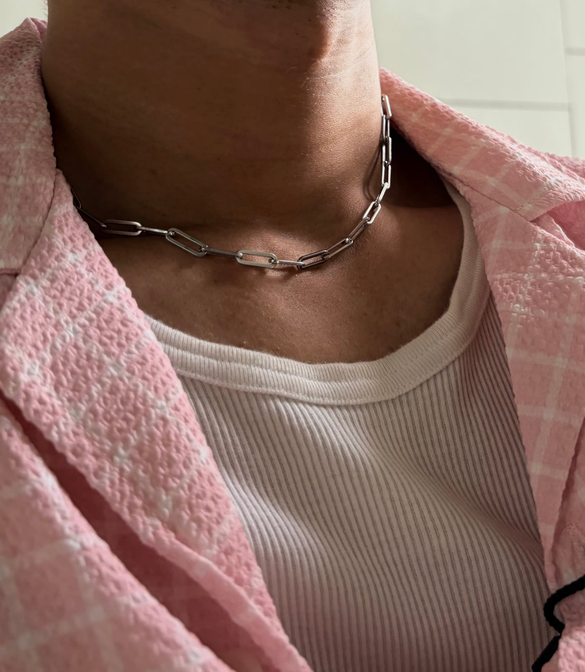 Paper clip chain