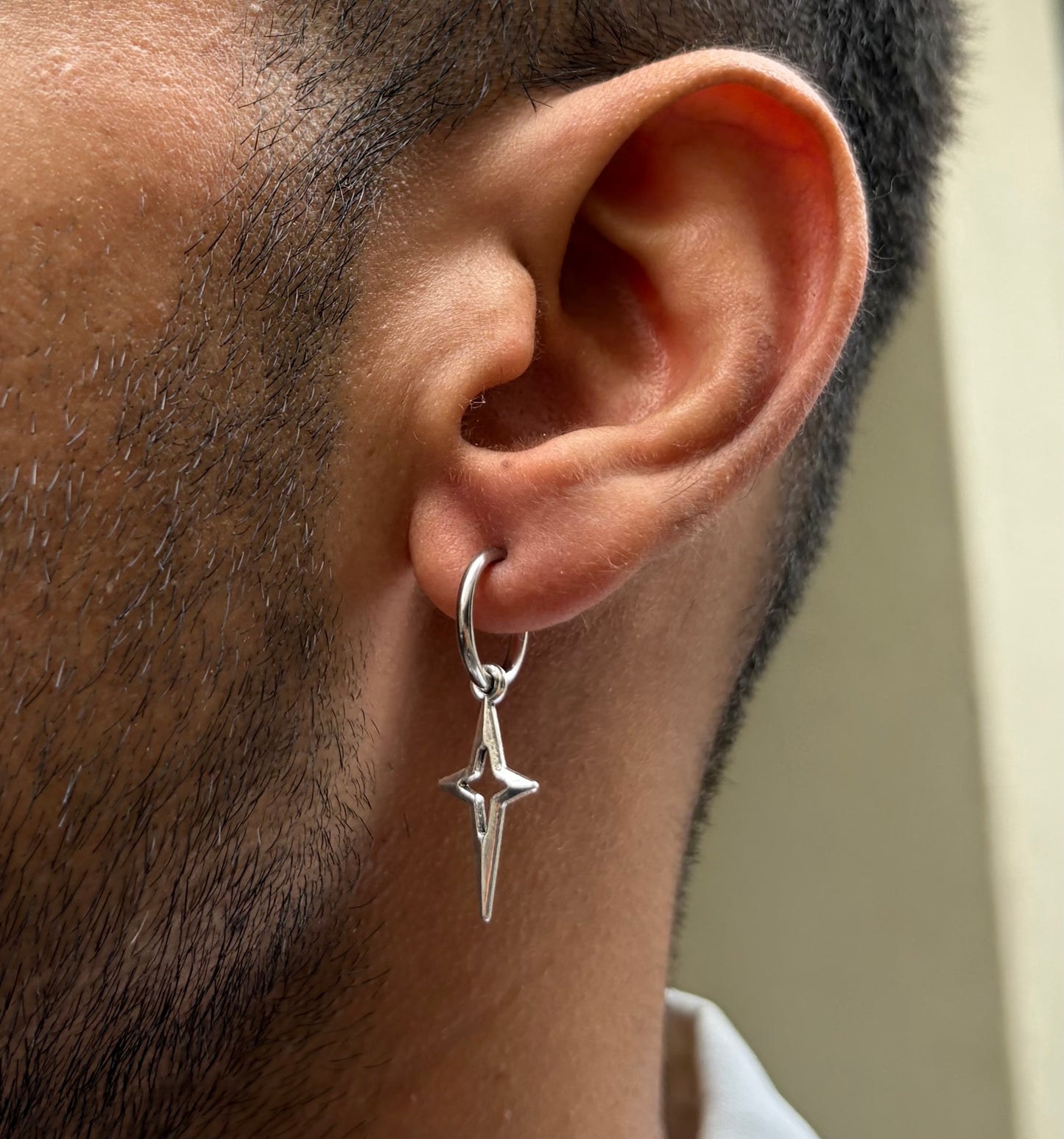 Spike & Celestial Hoop Earrings Combo