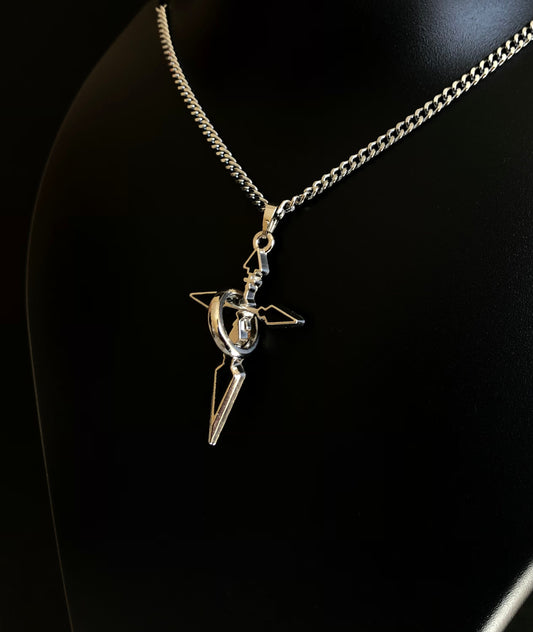Cross of thorns necklace