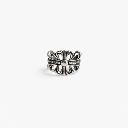 Double Floral Ch Ring