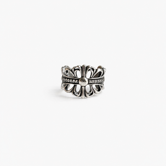 Double Floral Ch Ring