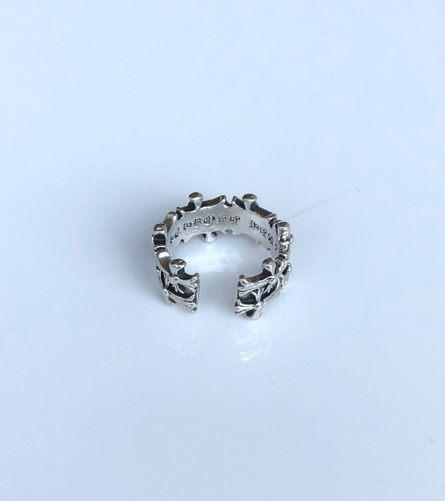 CHROME CROWN RING