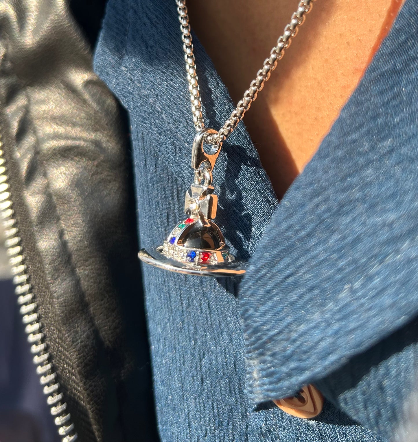 Stellar Orb Necklace (Black)