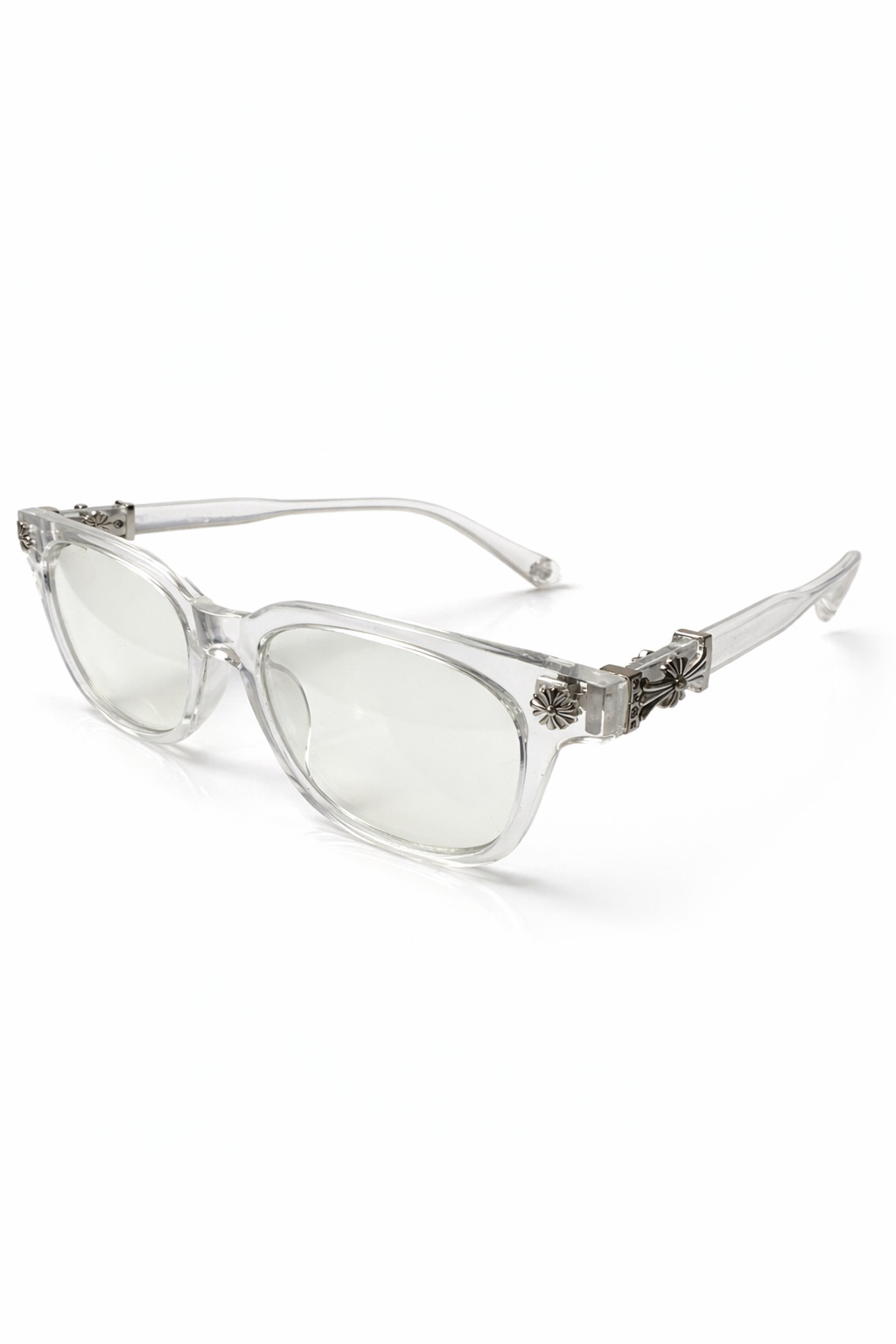 Chrome Sight glasses Transparent – COSMORA