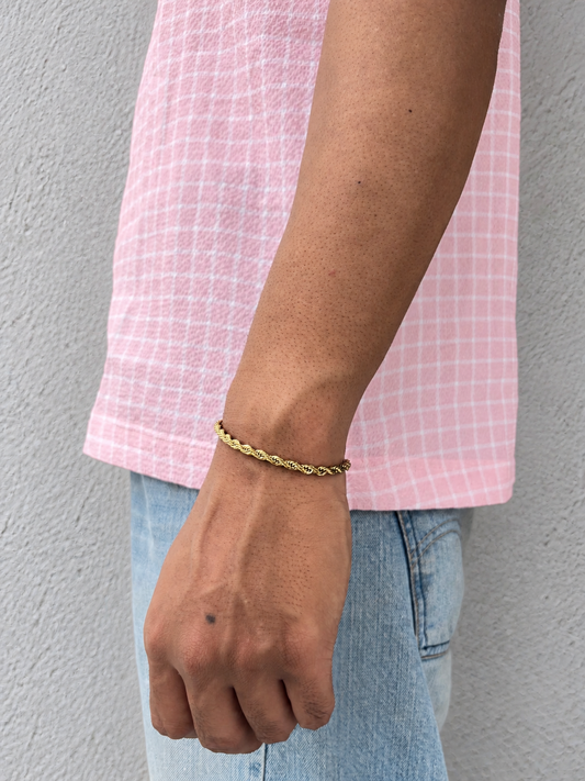 Rope bracelet (golden)