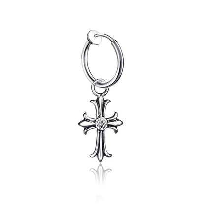 Cross earrings (pierced)