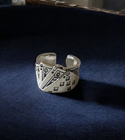 ACE OF SPADES RING