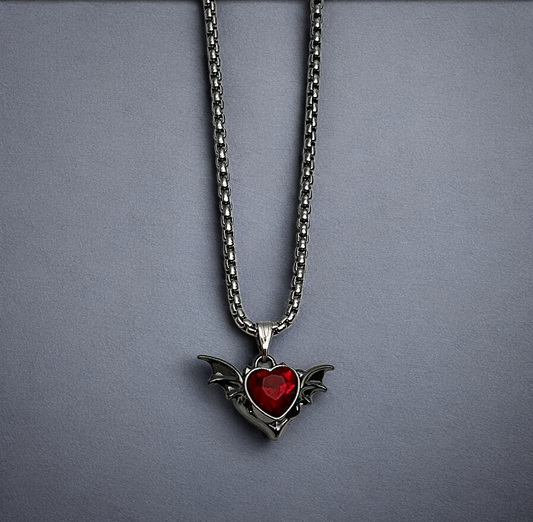The Scarlet Heart Necklace